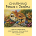 Charming Houses & Gardens: Make-a-Masterpiece Adult Grayscale Coloring Book with Color Guides