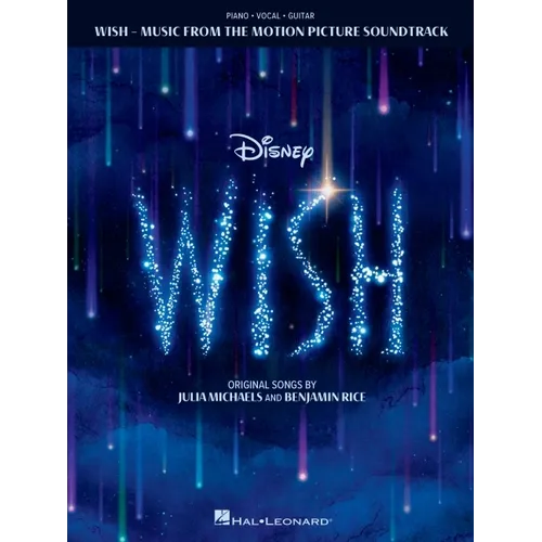 Wish: Music from the Motion Picture Soundtrack - Souvenir Songbook with Piano/Vocal/Guitar Arrangements and Color Photos