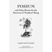 Possum and Other Receipts for the Recovery of Southern Being