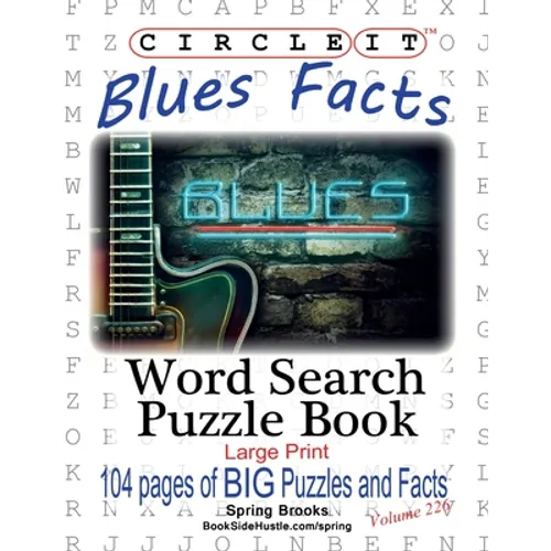 Circle It, Blues Facts, Word Search, Puzzle Book
