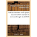 Note À Consulter Sur Le Projet de Convention Envoyé de Constantinople