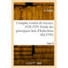 Comptes rendus de travaux, 1928-1929. Tome VI. Etude des principaux bois d'Indochine