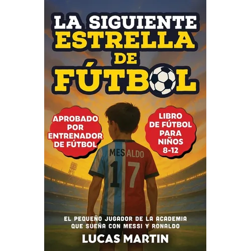 La Siguiente Estrella del Fútbol: El Pequeño Futbolista Que Sueña Con Ser Como Messi y Ronaldo: Libros de Fútbol Para Niños 8-12