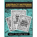 Abstract patterns with inspirational words adult coloring book: for stress relieve, relaxation and art therapy