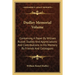 Dudley Memorial Volume: Containing A Paper By William Russel Dudley And Appreciations And Contributions In His Memory By Friends And Colleague