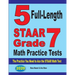5 Full-Length STAAR Grade 7 Math Practice Tests: The Practice You Need to Ace the STAAR Math Test