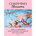 Charming Blossoms: Make-a-Masterpiece Adult Grayscale Coloring Book with Color Guides