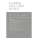 Modern Language Review (109: 3) July 2014