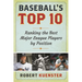 Baseball's Top 10: Ranking the Best Major League Players by Position