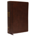 NKJV Study Bible, Imitation Leather, Brown, Red Letter Edition, Indexed, Comfort Print: The Complete Resource for Studying God's Word