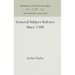 General Subject-Indexes Since 1548