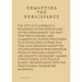 Unmapping the Renaissance