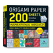Origami Paper 200 Sheets Inspirational Messages 6 (15 CM): Tuttle Origami Paper: Double Sided Origami Sheets Printed with 12 Different Designs (Instru