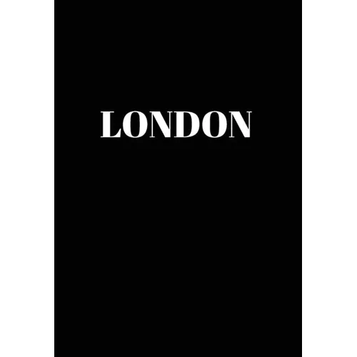London: Hardcover Black Decorative Book for Decorating Shelves, Coffee Tables, Home Decor, Stylish World Fashion Cities Design