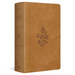 ESV Giant Print Personal Size Bible, Red Letter (Trutone, Nubuck Caramel, Wildflower Design)