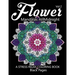 Flower Mandalas at Midnight Vol.3: Black pages Adult coloring books Design Art Color Therapy