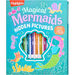 Magical Mermaids Hidden Pictures: Kids Mermaid Coloring Book with Markers Featuring Over 40 Ready-To-Color Stickers, Hidden Pictures Scenes with Under