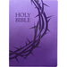 Kjver Holy Bible, Crown of Thorns Design, Large Print, Royal Purple Ultrasoft: (King James Version Easy Read, Red Letter)
