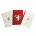 Harry Potter: Gryffindor Constellation Sewn Notebook Collection (Set of 3)