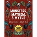 Monsters, Mayhem, and Myths Sticker, Color & Activity Book: Over 500 Macabre Stickers