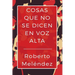 Cosas que no se dicen en voz alta