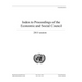 Index to Proceedings of the Economic and Social Council 2015