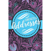 Contacts & Addresses: Blue and Purple Modern Flower Design