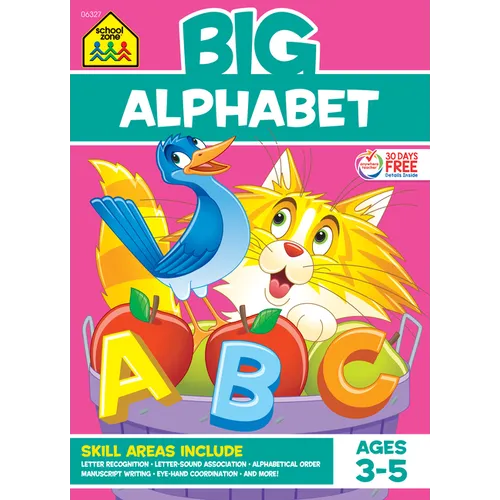 School Zone Big Alphabet Workbook