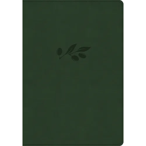 CSB Super Giant Print Reference Bible, Digital Study Edition, Olive Leathertouch