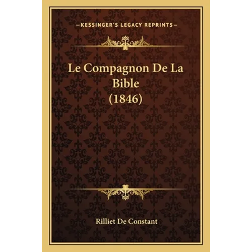 Le Compagnon De La Bible (1846)