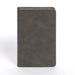 NASB Personal Size Bible, Charcoal Leathertouch