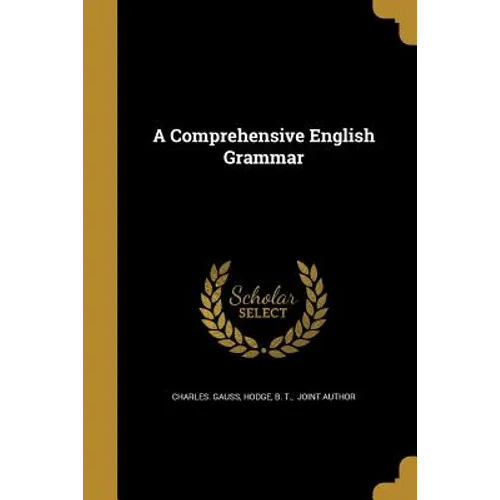 A Comprehensive English Grammar