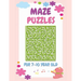 Maze Puzzles For 7-10 Year Olds: Large Print Fun Maze Activity Book For Kids With Solutions