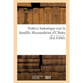 Notice Historique Sur La Famille Alessandrini d'Oletta