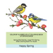 Color by Number Adult Coloring Book of Spring Birds: Spring Bird Scenes, Large Print Spring Birds Coloring Book for Adults