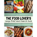 The Food Lover's Large Print Word Search Book: Food Word Search Puzzle Books For Adults, Cooking Word Search