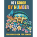 101 Large Print Color By Number Coloring Book For Senior