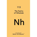 The Poetry of Nihonium