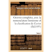 Oeuvres complètes. Tome 1: avec la nomenclature linnéenne et la classification de Cuvier