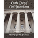 On the Duty of Civil Disobedience