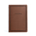 CSB Large Print Thinline Bible, Value Edition, Brown Leathertouch