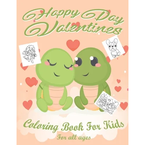 Valentines Day Coloring Book for Kids: Lovely animals coloring books, Valentine's day coloring book, Baby books valentines day, Valentines day toddler