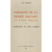Paradoxe de la Pensee Anglaise Au XVIII Siecle: Ou l'Ambiguite Du Sens Commun