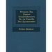R�vision Des Esp�ces Insulindiennes De La Famille Des Synanc�o�des