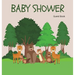 Woodland Baby Shower Guest Book (Hardcover): Baby shower guest book, celebrations decor, memory book, baby shower guest book, celebration message log