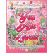 Color By Number Coloring Book For Adults and Teens: You Are Loved!: Large Print Flowers, Hearts And Short Inspirational Quotes about Love