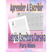 Aprender A Escribir Letras Escritura Cursiva Para Niños: Ejercicios Para Escribir El Alfabeto libro de trabajo preescolar Español, Grado 1.2.3 nivel 1