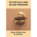 Bitter Kola And Blood Pressure: Effect Of Bitter Kola On Diabetes: Mastering Diabetes