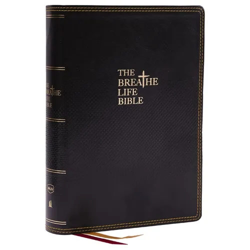 The Breathe Life Holy Bible: Faith in Action (Nkjv, Black Leathersoft, Thumb Indexed, Red Letter, Comfort Print)