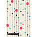Blood Pressure Log: geometric pattern background from lines and circle cover